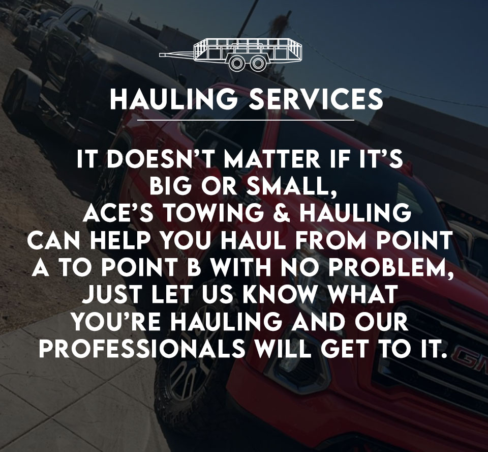 ACES Services - HAULING ACES Services - HAULING